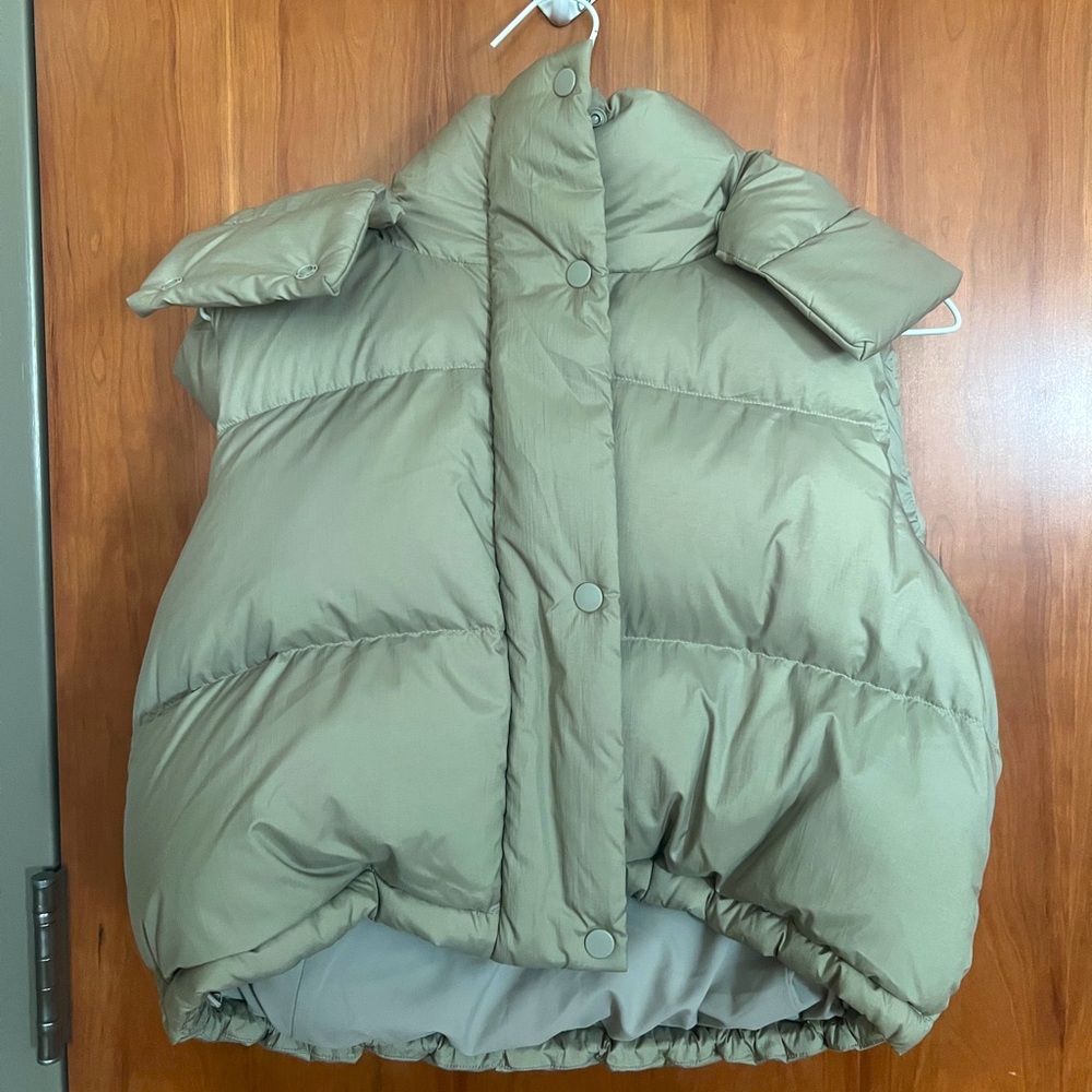 lululemon wunder puff super cropped vest